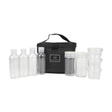 Maxbell 9Pcs Camping Spice Jars with Bag Spice Containers for Travel Outdoor Camping