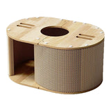 Maxbell Cardboard Cat Scratcher House Decoration Cat Tunnel for Balcony Dorm Kittens