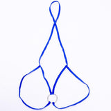 Maxbell Men Sexy Strappy Thongs Bodysuit Mankini Harness Underwear G-String Blue - Aladdin Shoppers