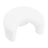 Maxbell Side Sleeper Pillow with Arm Holes Ergonomic Support Sofa Gaming Memory Foam White