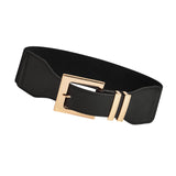 Maxbell Wide Elastic Belt Stretch with Buckle for Dress Accessories for Women Ladies
