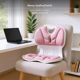 Maxbell Ergonomic Nursing Chair for expecting Women, Postpartum Mothers, and Office Use, soft pading foam ergonomic backrest support Seat, Adjustable Backrest pad, Portable Floor Sofa for Living Room, Bedroom, or Dorm Pink