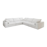 Maxbell Sectional Sofa 160'', Down Filled Comfortable V Shape Sofa