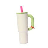 Maxbell Insulated Tumbler Keep Cold Resuable Coffee Cup for Fishing Women Men Picnic Beige
