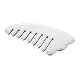 Maxbell Stainless Steel Gua Sha Neck Back Body Massager Face Guasha Beauty Tool 5.5cmx9.5cm