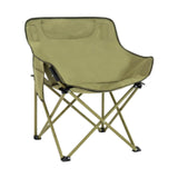 Maxbell Folding Camping Chair Stool Outdoor Moon Chair for Barbecue Traveling Hiking Green