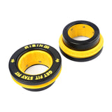 Maxbell 2x Barbell Clips Collars Easy Installation Weight Clamp for Home Workout Gym Yellow