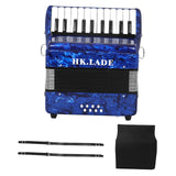 Maxbell 22 Keys 8 Bass Piano Accordion Professional for Beginners Kids Birthday Gift