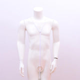 Maxbell Maxbell Sexy Men Buckle Y Shape Harness Underwear Bodysuit Clubwear Costume White