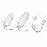 Maxbell 3Pcs Makeup Organizer Acrylic Riser for Eyeshadow Palette Perfume Countertop