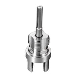 Maxbell Pipe Threader Practical Plumber Tools for Electric Drill for Building Repair 6 point 2.4cmx5.2cm