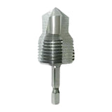 Maxbell Water Pipe Repair Reamer Drill Quick Change Accessory Replace Expansion Tool 4 Points 20 Tubes Silvery