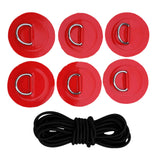 Maxbell Maxbell Inflatable Boat Stand Up Paddleboard SUP Bungee Cord Deck Rigging Kit Red