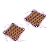 Maxbell Maxbell 2 Pcs Small Animals Hamster Summer Cool Bed Mat Cage Hanging Hammock  15x15cm