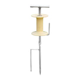 Maxbell Garden Hose Guide Spike Heavy Duty Water Hose Holder Stand Outside Hose Reel Plastic Turntable