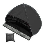 Sun Shelter Quick Open Mini Beach Tent for Outdoor Activities Picnic Fishing M Black