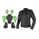 Maxbell Motorcycle Jacket Biker Breathable Wear Resistant Men Women Motocross Jacket M