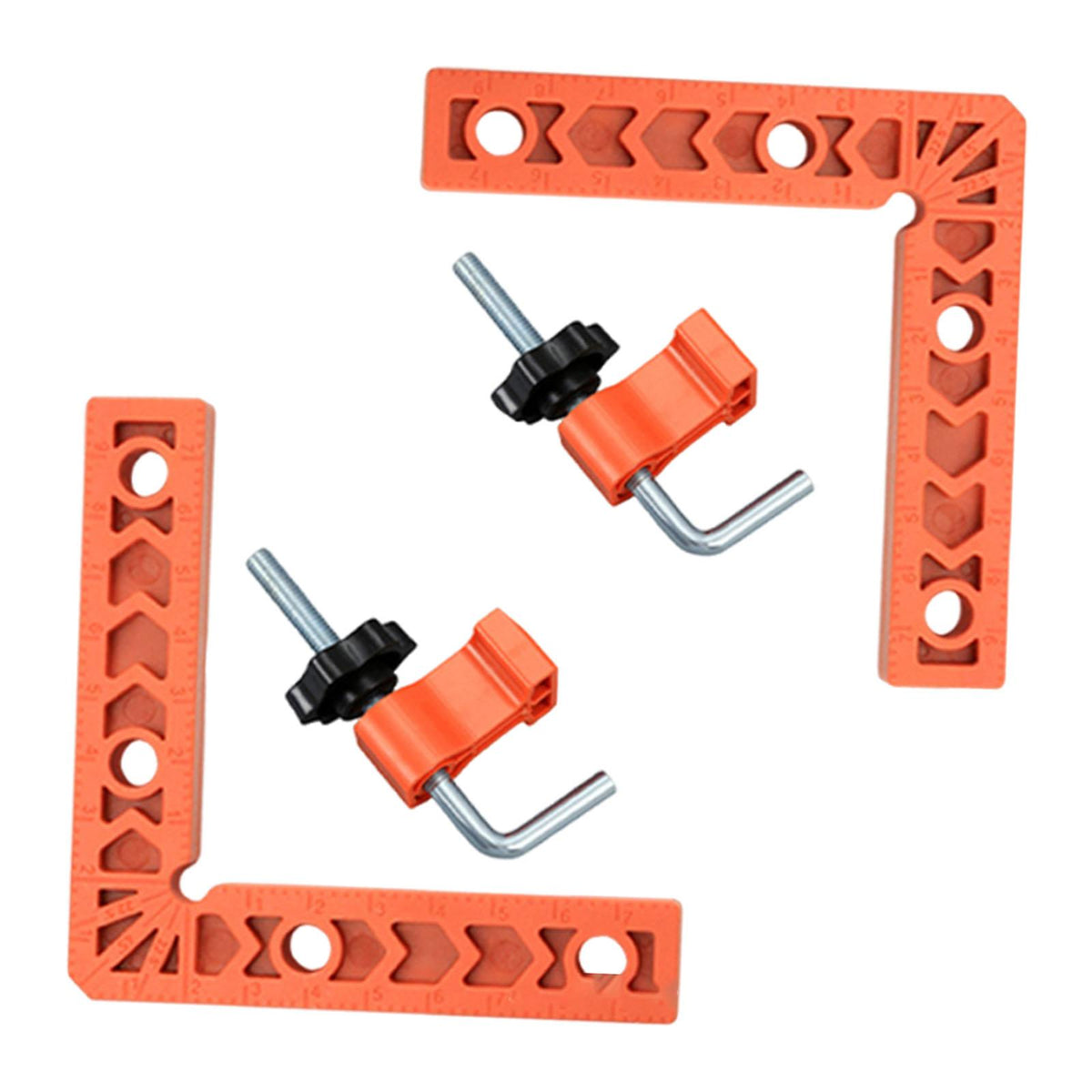 Maxbell 2x 90 Degree Corner Clamp Carpentry Square for Boxes Cabinets Picture Frames M