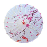 Maxbell Chinese Oiled Paper Umbrella Oriental Parasol for Holiday Stage Show Wedding Style E