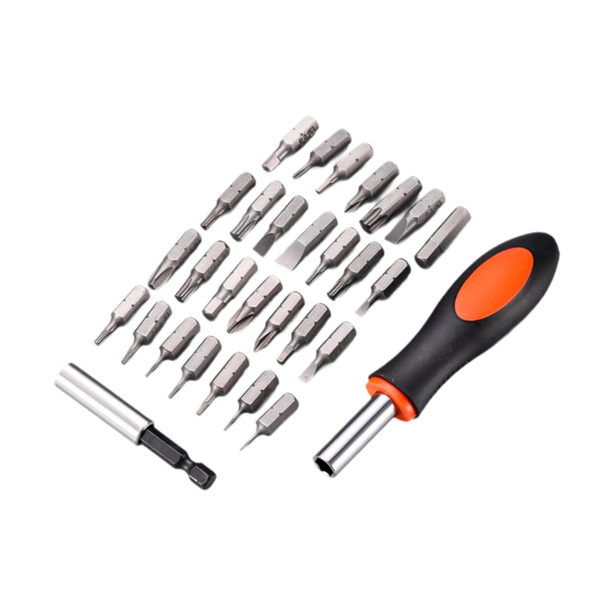 Maxbell Ratchet Screwdriver Tool Sturdy High Strength Steel Narrow Space Screwdriver 29 Piece