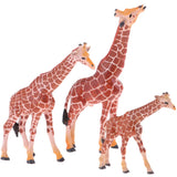 Maxbell Model Simulation Giraffe Figure Toy Playset Include Giraffe Mother,Giraffe Dad and Giraffe Baby - Aladdin Shoppers