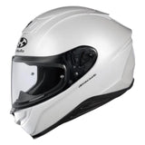 Carbon Fiber complete-coverage Helmet, Lightweight, Shockproof, Adults, Matte Black Glossy White XL