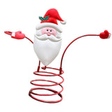 Maxbell Holiday Wine Bottle Glass Holder Kitchen Storage Rack for Bar Shelves Pantry Red Hat