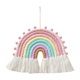 Maxbell Rainbow Wall Hanging Soft Rainbow Ornament for Party Supplies Bedroom
