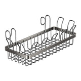 Maxbell Wall Grid Panel Hanging Wire Basket Organizer for Dormitory Kitchen Bathroom L