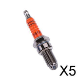 Maxbell 5xD8TJC 3-Electrode Spark Plug CG 125cc 150cc 200cc 250cc Moped Scooter ATV