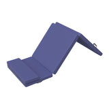 Maxbell Trifold Mattress with Pillow for Kids Soft for Camping Small Space Classroom Dark Blue