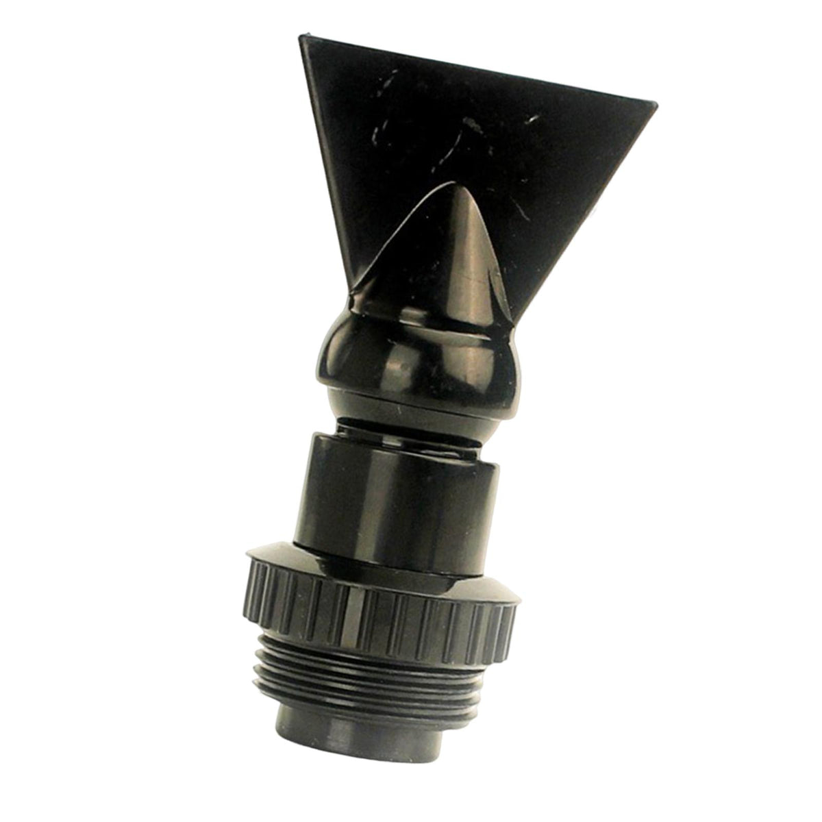 Maxbell Fish Tank Duckbill Nozzle for Circulating Pump Adjustable Black Water Outlet Length 103mm