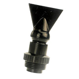 Maxbell Fish Tank Duckbill Nozzle for Circulating Pump Adjustable Black Water Outlet Length 103mm