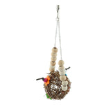 Maxbell Maxbell Bird Parrot Chewing Swing Toys Rattan Ball String Cage Hanging Toys 59x8.5cm