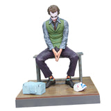 Maxbell Sitting Joker Model Statue Ornament Pretend Role Play Miniature Comics Joker