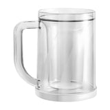 Maxbell Beer Mugs for Freezer Kitchen Father's Day Double Walled Frozen Beer Glasses