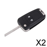 Maxbell 2x2 Button Key Fob Case Shell + Uncut Blade for Vauxhall Opel Astra Insignia