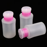 Maxbell Maxbell 3pcs 180ml Empty Pump Bottles for Nail Remover,Alcohol,Makeup Remover Pink