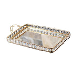 Maxbell Vanity Tray Decorative Tray Skincare Organizer for Bedroom Toilet Home Decor 40x21x7cm