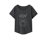 Maxbell Maxbell Women's T Shirt Summer Ladies Short Sleeve Top for Walking Traveling Camping M