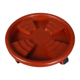 Maxbell Round Potted Rolling Plant Stand with Casters Pallet Trolley for Home Garden 51cm