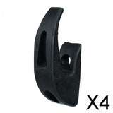 Maxbell 4xFront Hook Hanger for Xiaomi Generation Scooter Skateboard Accessories Black