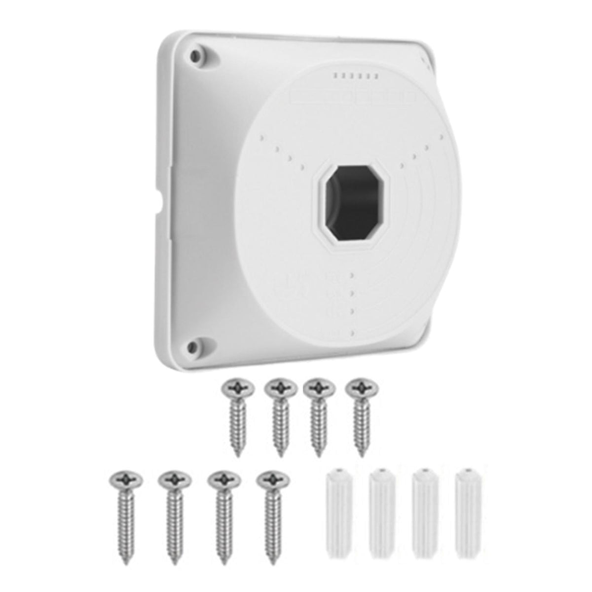 Maxbell Dome Camera Mounting Bracket Surveillance Cable Box Base Wall Corner Outside