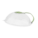 Maxbell Microwave Splatter Cover Reusable Home Use Kitchen Gadget Heat Resistant Lid Green