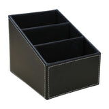 Maxbell Desk Organizer Container Remote Control Holder for Dorm Living Room Tabletop Black