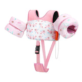 Maxbell Baby Swim Flotation Vest Toddlers Swim Float Vest Pink Little Dolphin