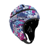 Maxbell Rugby Helmet Protection Soft Rugby Protective Cap for Training Soccer Sports Blue Red