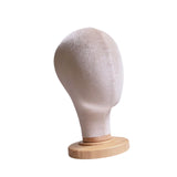 Maxbell Mannequin Head Model Sturdy Multipurpose Hat Rack for Barber Shop Home Salon Beige
