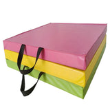 Maxbell Folding Exercise Mat Triple Fold Nonslip for Home Gym Tumbling Core Workouts