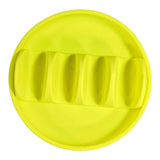 Maxbell Taco Holder Plates for Soft and Hard Tacos for Kitchen Family Dinner Parties yellow